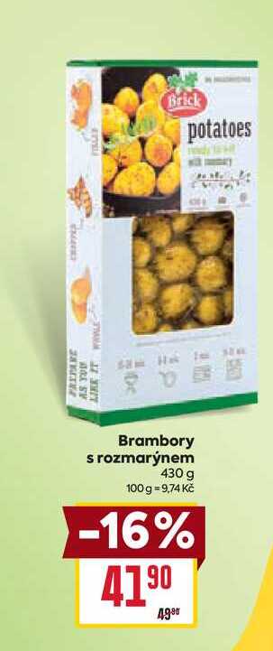 Brambory s rozmarýnem 430 g 