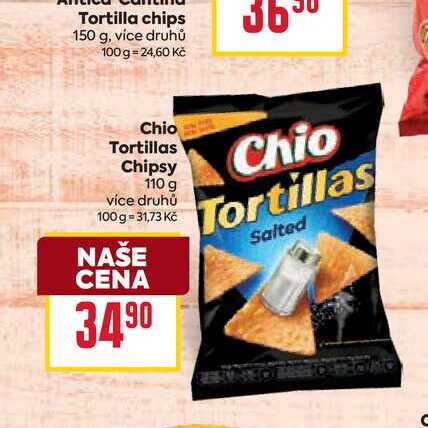 Chio Tortillas Chipsy 110 g