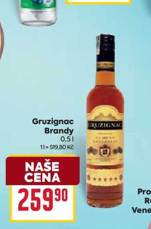 Gruzignac Brandy 0,5l