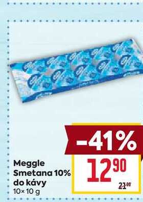Meggle Smetana 10% do kávy 10x10g