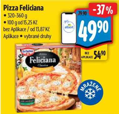 Pizza Feliciana, 320-360 g 