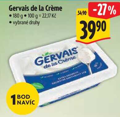 Gervais de la Crème, 180 g