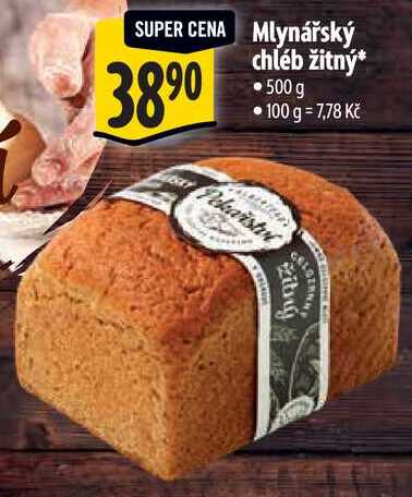 Mlynářský chléb žitný, 500 g