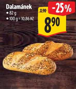 Dalamánek, 82 g