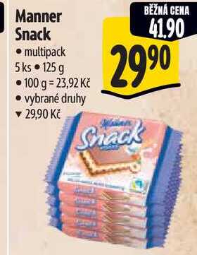 Manner Snack, 125 g