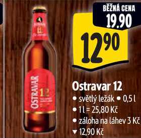 Ostravar 12, 0,5 l