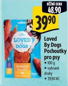 Loved By Dogs Pochoutky pro psy, 100 g