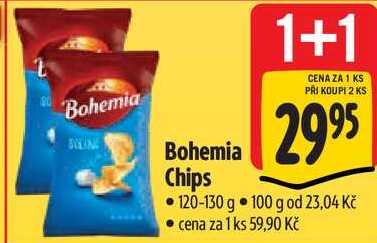Bohemia Chips, 120-130 g