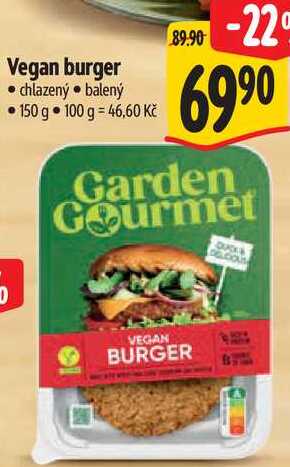 Vegan burger, 150 g