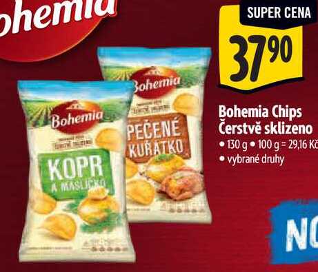 Bohemia Chips Čerstvě sklizeno, 130 g 