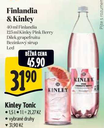Kinley Tonic, 1,5 l