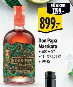 Don Papa Masskara, 0,7 l