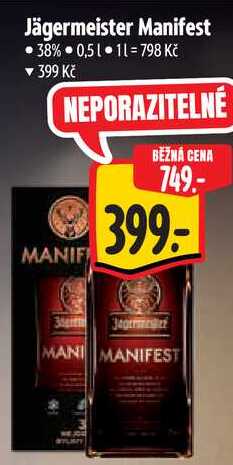 Jägermeister Manifest, 0,5 l