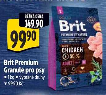 Brit Premium Granule pro psy, 1 kg