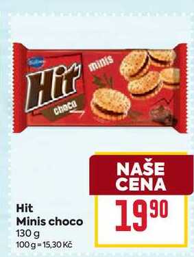 Hit Minis choco 130 g 
