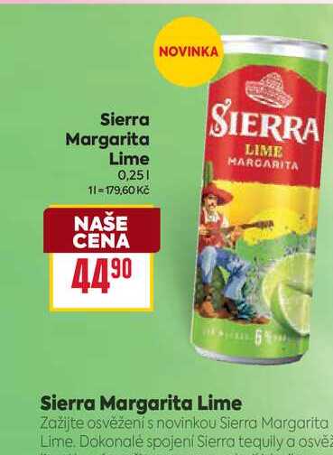 Sierra Margarita Lime 0,25l