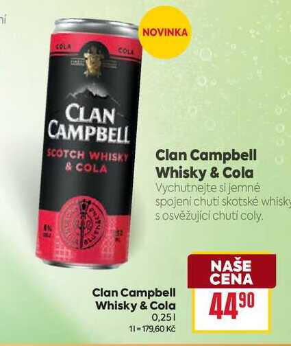 Clan Campbell Whisky & Cola 0,25l