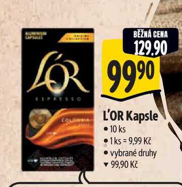  L'OR Kapsle 10 ks  