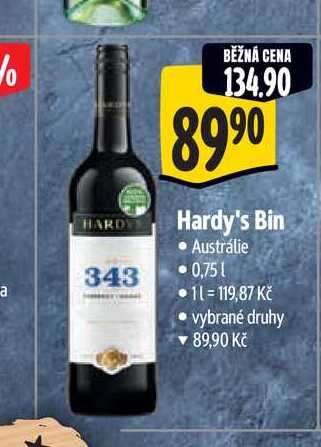  Hardy's Bin  0,75 l