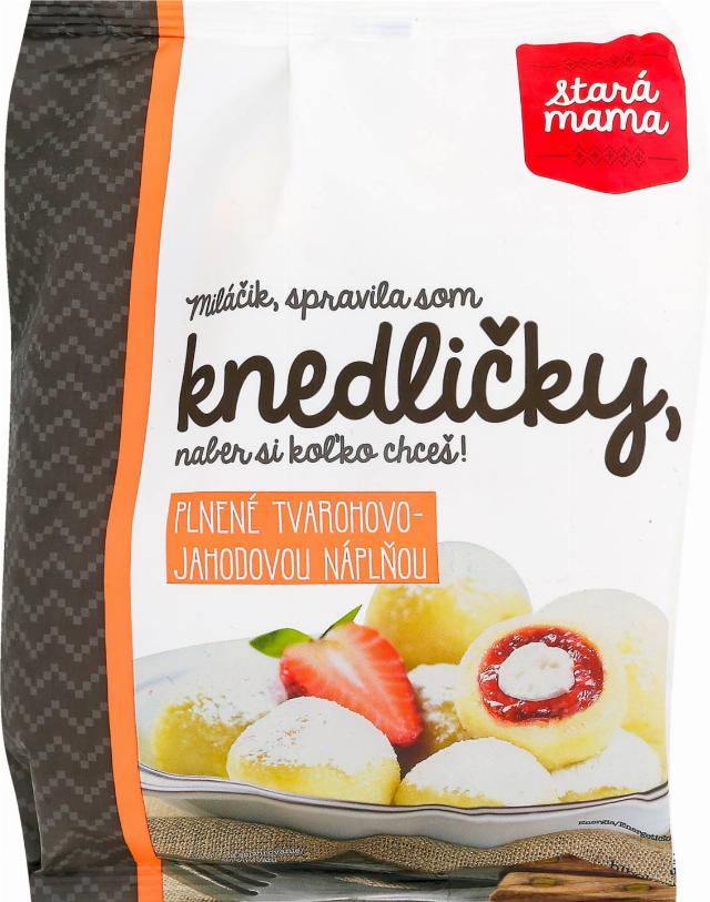 Stará mama Knedlíčky plněné tvarohovou náplní