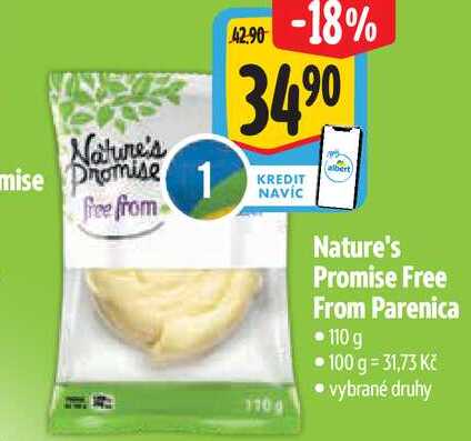  Nature's Promise Free From Parenica -110 g  