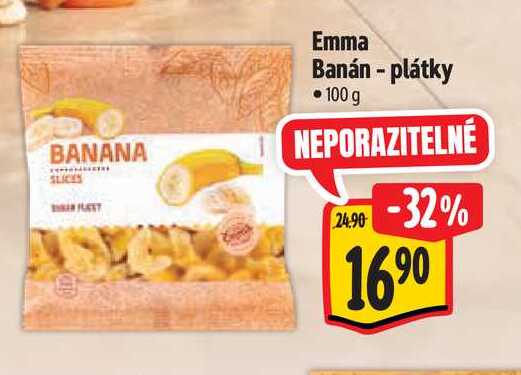  Emma Banán - plátky  100 g 