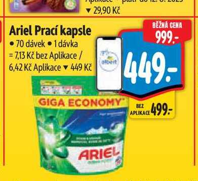  Ariel Prací kapsle  70 dávek  
