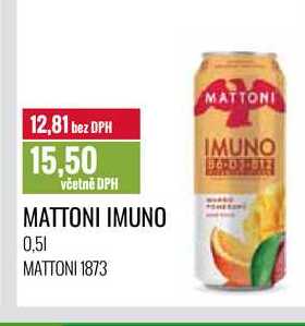 MATTONI IMUNO 0,5l
