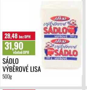 SÁDLO VÝBĚROVÉ LISA 500g