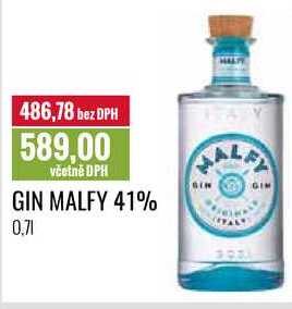 GIN MALFY 41% 0,7l