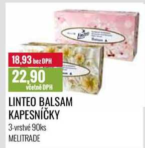 LINTEO BALSAM KAPESNÍČKY 90ks 