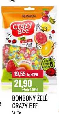 BONBONY ŽELÉ CRAZY BEE 200g