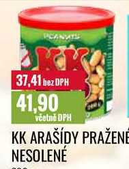 KK ARAŠÍDY PRAŽENE NESOLENÉ 200g
