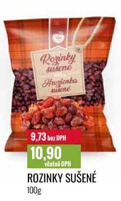 ROZINKY SUŠENÉ 100g 