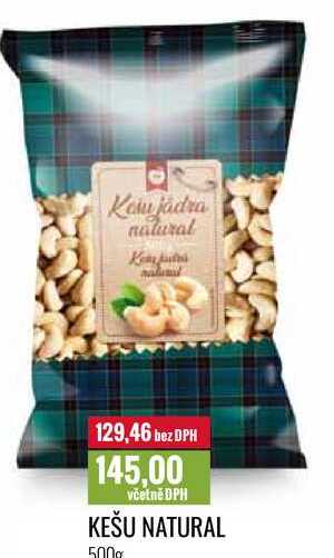 KEŠU NATURAL 500g
