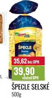 ŠPECLE SELSKÉ 500g 