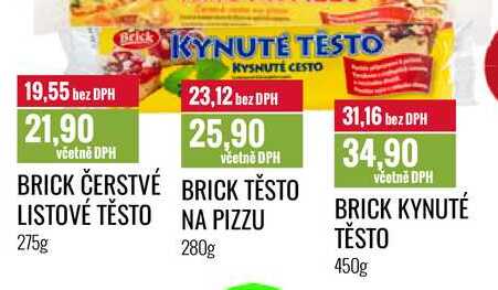 BRICK KYNUTÉ TĚSTO 450g 