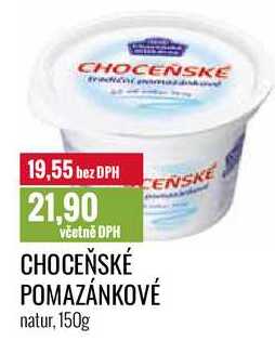 CHOCEŇSKÉ POMAZÁNKOVÉ natur, 150g 