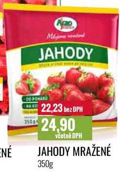 JAHODY MRAŽENÉ 350g 