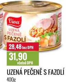 UZENÁ PEČENĚ S FAZOLÍ 400g 