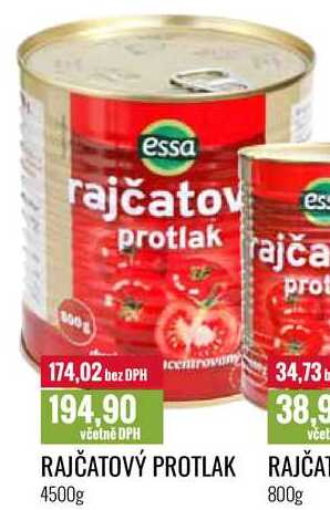 RAJČATOVÝ PROTLAK 4500g 