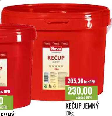 KEČUP JEMNÝ 10Kg 