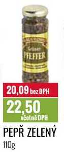 PEPŘ ZELENÝ 110g 