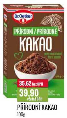 PŘÍRODNÍ KAKAO 100g