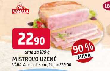 MISTROVO UZENÉ 100g