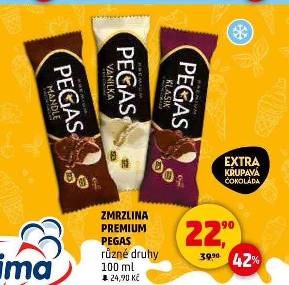ZMRZLINA PREMIUM PEGAS různé druhy, 100 ml  