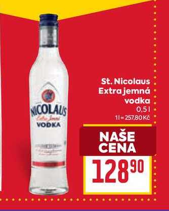 St. Nicolaus Extra jemná vodka 0,5l