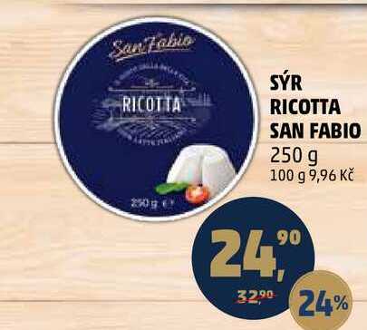 SÝR RICOTTA SAN FABIO, 250 g 