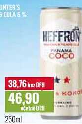 HEFFRON PANAMA COCO 6% 250ml