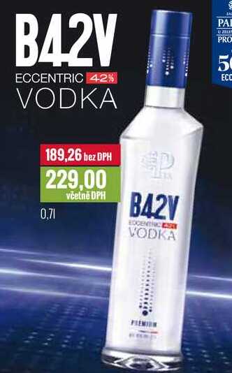 B42V ECCENTRIC 42% VODKA 0,7l
